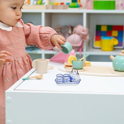 TOYANDONA طقم إبريق شاي مصغر بمقياس 1:12 طقم شاي سيراميك صيني مزخرف طقم شاي DIY زينة لديكور بيت الدمى المنزلي in Kuwait