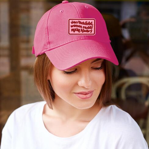 2Pcs Well Behaved Women Rarely Make History Patch, 3 Inch Iron/Sew on Embroidered Applique Patch for Clothes Backpacks Hats, Personalized Funny DIY Feminist Gifts for Mom Friends in Saudi Arabia