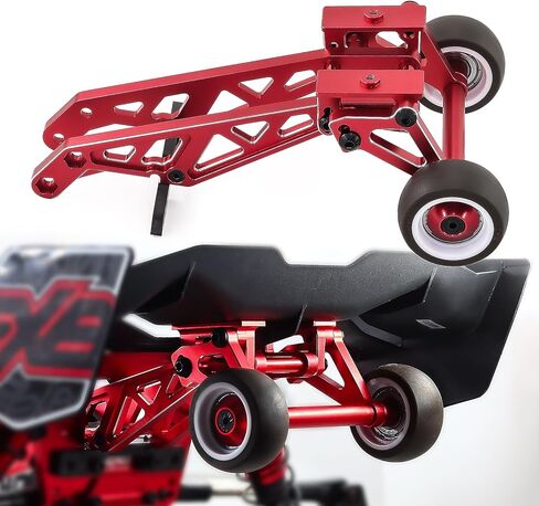 Alloy Wheelie Bar and Wing Monut for Arrma Kraton 6S V6 RTR EXB Upgrade Parts (Red) in Saudi Arabia