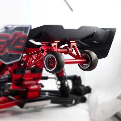 Alloy Wheelie Bar and Wing Monut for Arrma Kraton 6S V6 RTR EXB Upgrade Parts (Red) in Saudi Arabia