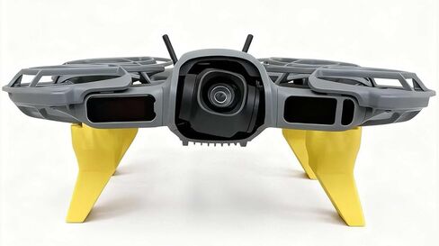 Landing Gear for DJI Neo 2, Height-Increasing Extension Legs Bracket Stand Anti-Collision Protection Kit, Solid Protection for Neo 2 Drone -3D‑printed Yellow in Saudi Arabia