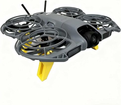 Landing Gear for DJI Neo 2, Height-Increasing Extension Legs Bracket Stand Anti-Collision Protection Kit, Solid Protection for Neo 2 Drone -3D‑printed Yellow in Saudi Arabia