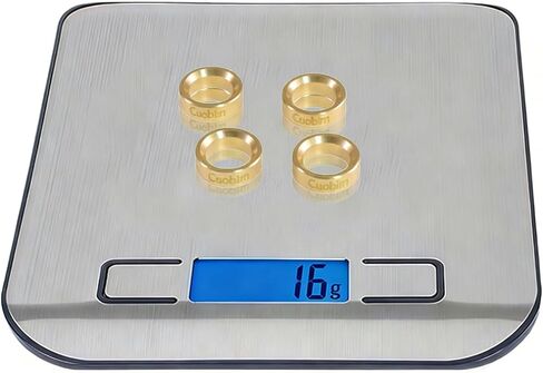 SCX30 Brass Wheel Weights 4g 4PCS for Axial 1/30 SCX30 Ford Bronco AXI-2048 & Jeep Wrangler JLU AXI-2261 RC Rock Crawler Wheel Hub Weights Upgrade in Saudi Arabia