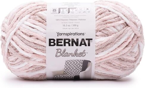 Bernat Blanket Big Ball Yarn-Salmon Sand Variegated 161110-10957 in Saudi Arabia