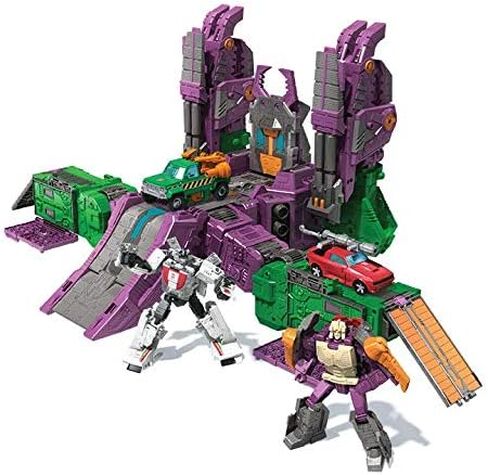 Transformers Toys Generations War for Cybertron: Earthrise Titan WFC-E25 Scorponok Triple Changer Action Figure - Kids Ages 8 and Up, 21-inch in Saudi Arabia