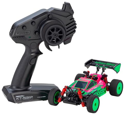 MINI-Z Buggy Ready set INFERNO MP9 TKI Pink / Green 32093PGR in Saudi Arabia