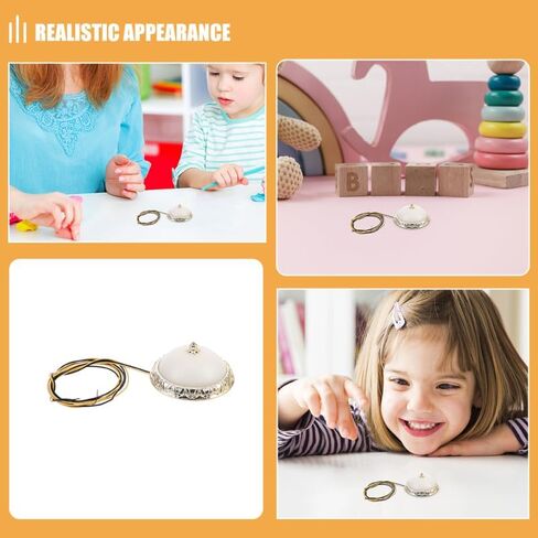 Totority Dollhouse Ceiling Light 2PCS Warm White Miniature Room Lamp for Bedroom & Living Room Dollhouse Accessories Unique Round Design, Fine Craftsmanship, Perfect for DIY Model Builders & Hobbyist in Saudi Arabia
