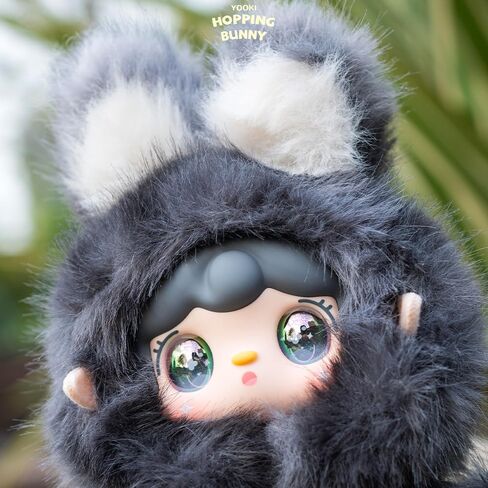 صندوق مخفي من القطيفة من سلسلة Yooki Hopping Bunny (1 من 10 أنماط محتملة) مجسمات لطيفة وألعاب قابلة للجمع هدايا عيد الميلاد (قطعة واحدة - صندوق مخفي) in Kuwait