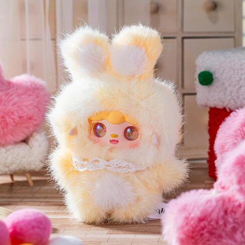 صندوق مخفي من القطيفة من سلسلة Yooki Hopping Bunny (1 من 10 أنماط محتملة) مجسمات لطيفة وألعاب قابلة للجمع هدايا عيد الميلاد (قطعة واحدة - صندوق مخفي) in Kuwait
