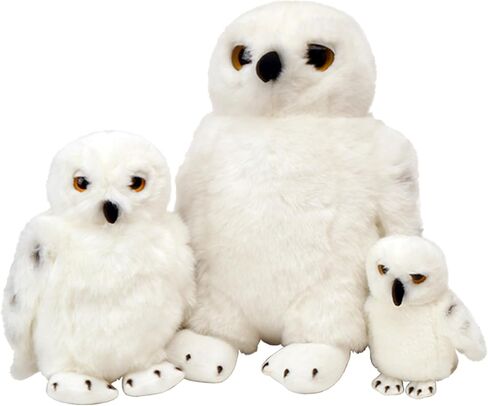 Harry Potter Hedwig Soft Toy - Large 12" Plush Owl - Collectible Toy - White Snowy Owl with Yellow Eyes & Black Beak - Stuffed Animal Gift for Fans, Kids & Collectors in Saudi Arabia