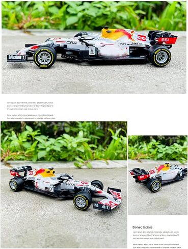 2021 1/43RB16B #33 فورمولا F1 نموذج سيارة لعبة من خليط معدني قابل للجمع in Kuwait