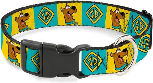 طوق سكوبي دو للحيوانات الأليفة، وإبزيم بلاستيكي لطوق الكلب، ووضعية سكوبي دو وكتل علامات الكلب أصفر وأزرق، بعرض 15 إلى 24 بوصة بعرض 1.0 بوصة in Kuwait
