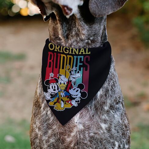 باندانا ديزني بت من ديزني فاب فايف أوريجينال باديز جروب بوز باللون الأسود سهل الارتداء على الياقة فقط in Kuwait