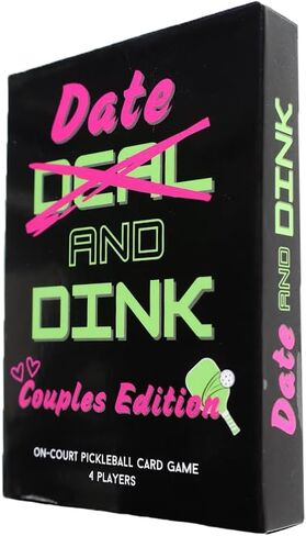 Date and Dink (Couples Edition) - On-Court Pickleball Card Game - Add More Fun, Connection, and Playful Competition to Every Pickleball Date. in Saudi Arabia