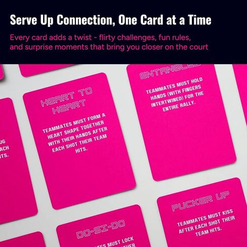Date and Dink (Couples Edition) - On-Court Pickleball Card Game - Add More Fun, Connection, and Playful Competition to Every Pickleball Date. in Saudi Arabia