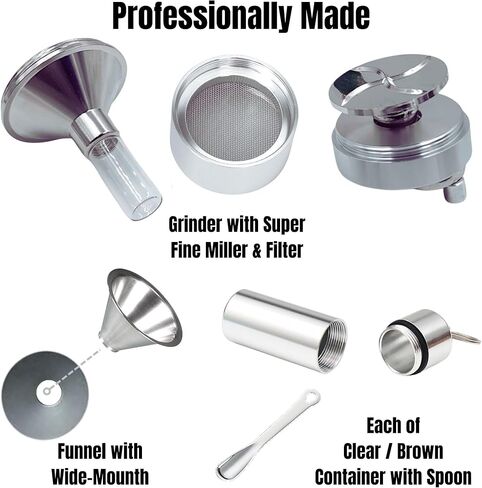 Manual Kitchen Spice Grinder Set for Pepper Salt Seasoning Mill, Portable and Easy One-Twist Fresh Grind in Saudi Arabia