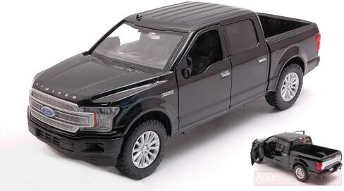 نموذج مقياس متوافق مع سيارة Ford F-150 Limited Crew CAB 2019 باللون الأسود مقاس 1:27 MOTORMAX MTM79364BK in Saudi Arabia