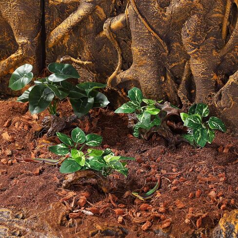 زينة حوض السمك الاصطناعي الزواحف بيتا خزان الأسماك الملحقات أوراق الحرير النباتات الديكور Driftwood كهف ديكور in Kuwait