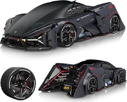 JTBBOY 1:8 Scale Race Car Building Set for Adults, Model Kit for Adults to Build, Collectible Car Building Kits, Supercar with Authentic Features,Display Model for Home or Office(3939PCS) in Saudi Arabia