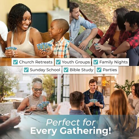 African American Expressions Church Flow – 2-in-1 Christian Card Game for Family Fun – Fill in The Blank & Act it Out Charades Experience – Perfect for Game Nights, Church Retreats & Gatherings in Kuwait