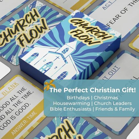 African American Expressions Church Flow – 2-in-1 Christian Card Game for Family Fun – Fill in The Blank & Act it Out Charades Experience – Perfect for Game Nights, Church Retreats & Gatherings in Kuwait