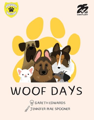 لعبة بطاقات Woof Days من 25th Century Games - لعبة عيد الحب لمحبي الكلاب والأزواج - لعبة بطاقات إستراتيجية مريحة للاعبين مع فن كلب لطيف - للأعمار من 6 سنوات فما فوق in Kuwait