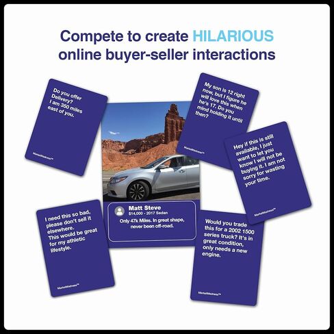 A Fun Meme Card Game Simulating The Chaos of Selling Items Online – Hilarious Adult Party Game in Saudi Arabia