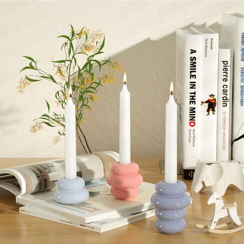 BIGEBO 3 Pcs Candlestick Silicone Molds, Candle Holder Resin Mold for Party Dinner Table Centerpiece Home Decoration in Saudi Arabia
