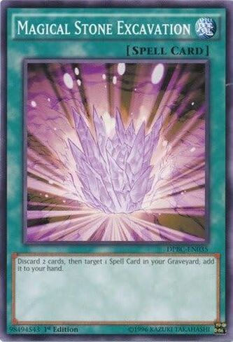 YU-GI-OH! - Magical Stone Excavation (DPBC-EN035) - Duelist Pack 16: Battle City - 1st Edition - Common in Saudi Arabia