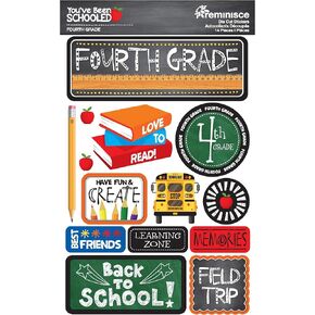 Reminisce BEEN SCHOOLED STCKRS 4TH GRADE, us:one size in Kuwait
