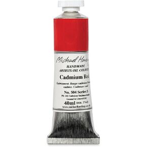 Michael Harding Artist Oil Colours, Cadmium Red, 40ml Tube, 50440 in Saudi Arabia