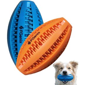 Heavy Duty Dog Ball Toy, Durable Natural Rubber Fetch & Chew Balls, Pack of 2 for Large and Medium Dogs in Saudi Arabia