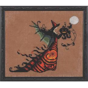 Mirabilia Electra LINEN Kit Beaded Counted Cross Stitch by Nora Corbett Designs NC219 Bewitching Pixies (Bundle: Chart, Fabric, Beads) in Saudi Arabia