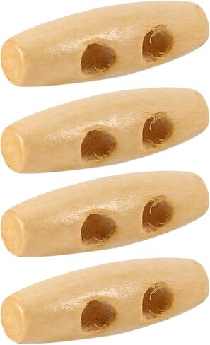 50pcs Wooden Horn Buttons, Polished Thorn Free 2 Holes Sewing Buttons for Jackets Coats, with Unique Lightweight Design for Clothing Luggage in Saudi Arabia