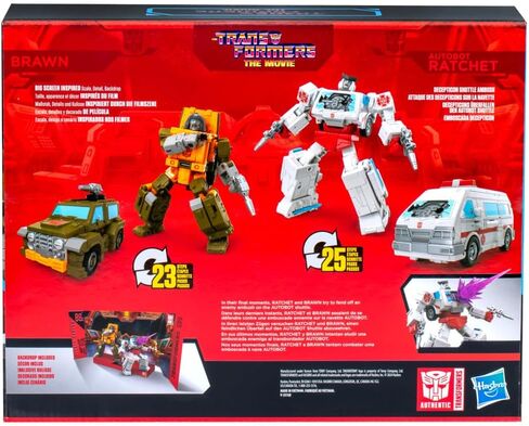 86-27 Brawn and 86-28 Autobot Ratchet 2-Pack Deluxe Class | Transformers Studio Series | Transformers: The Movie 86 in Saudi Arabia
