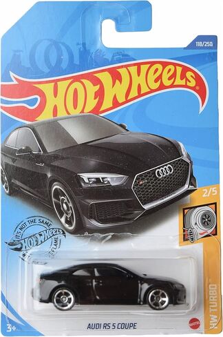 Hot Wheels Audi RS 5 Coupe, [Black] 118/250 Turbo 2/5 in Saudi Arabia