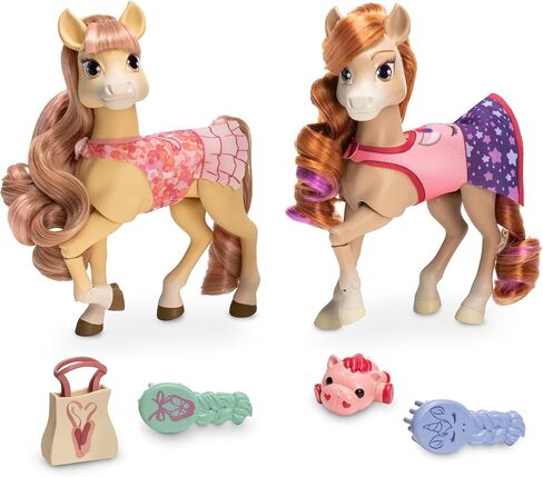 Wild Manes Horse Toys Bridget’s Ballet Horse Doll & Dreamer’s Slumber Party Horse Doll 2-Figure Pack in Saudi Arabia