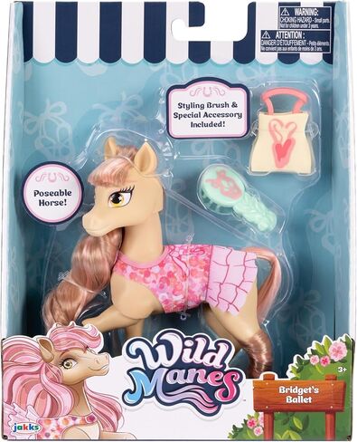 Wild Manes Horse Toys Bridget’s Ballet Horse Doll & Dreamer’s Slumber Party Horse Doll 2-Figure Pack in Saudi Arabia