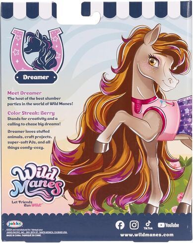 Wild Manes Horse Toys Bridget’s Ballet Horse Doll & Dreamer’s Slumber Party Horse Doll 2-Figure Pack in Saudi Arabia