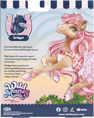 Wild Manes Horse Toys Bridget’s Ballet Horse Doll & Dreamer’s Slumber Party Horse Doll 2-Figure Pack in Saudi Arabia