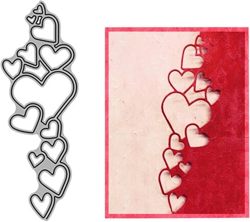 Arbuya Valentine's Day Cutting Dies for Card Making Hearts Die Cuts for Cards Scrapbooking Paper Crafts DIY in Saudi Arabia