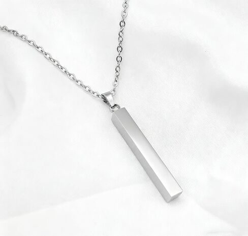 Engravable Blanks Pendants Stainless Steel Rectangle Necklace Laser Engraving Blanks Personalized Jewelry Gifts for DIY Birthday Christmas Anniversary in Saudi Arabia