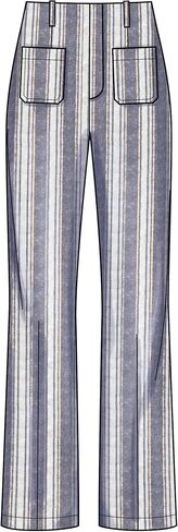 New Look Sewing Pattern N6660 Misses' High Waisted Flared Pants in Two Lengths, A (8-10-12-14-16-18-20), Various in Saudi Arabia