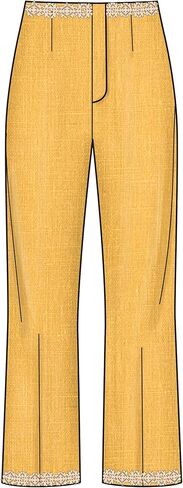 New Look Sewing Pattern N6660 Misses' High Waisted Flared Pants in Two Lengths, A (8-10-12-14-16-18-20), Various in Saudi Arabia