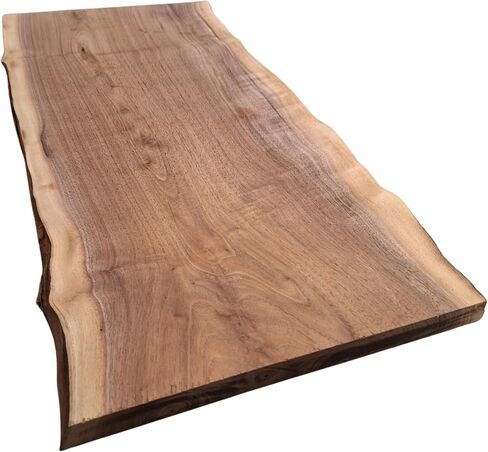 DIY Live Edge Walnut Charcuterie Board Blank – 20" Long (6–9" Wide) | Kiln Dried & Planed | Perfect for Epoxy Resin Projects, Serving Trays & Custom Gifts in Saudi Arabia