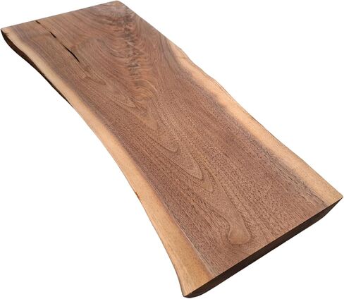 DIY Live Edge Walnut Charcuterie Board Blank – 20" Long (6–9" Wide) | Kiln Dried & Planed | Perfect for Epoxy Resin Projects, Serving Trays & Custom Gifts in Saudi Arabia