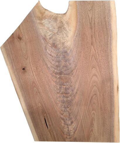 DIY Live Edge Walnut Charcuterie Board Blank – 20" Long (6–9" Wide) | Kiln Dried & Planed | Perfect for Epoxy Resin Projects, Serving Trays & Custom Gifts in Saudi Arabia