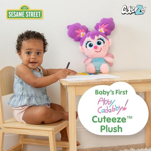 Kids Preferred Sesame Street Abby Cadabby Baby's First Cuteeze Plush Stuffed Animal for Babies and Infants - 12 Inches in Saudi Arabia