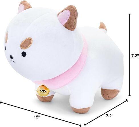 Toynk Bee and Puppycat 13-Inch Puppycat Plush Toy | Huggable Soft Stuffed Animal for Cuddling | Officially Licensed Collectible in Saudi Arabia