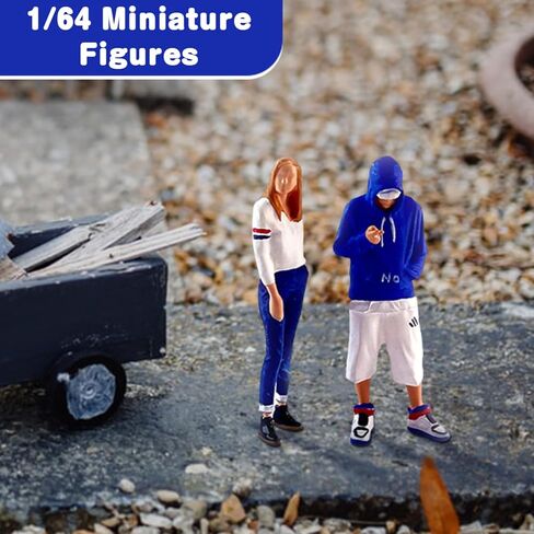 1/64 Scale People Figure Miniature Diorama Man Figures Mini Architectural Tiny People Model for Diorama Miniature Scene Decor in Saudi Arabia